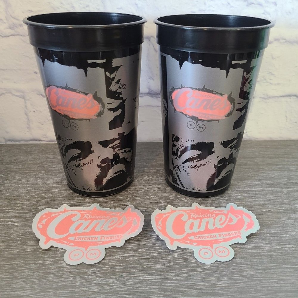 Post Malone Raising Canes Reusable Collector Cup Utah Restaurant Promo Sticker 2